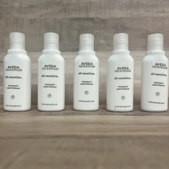 Aveda (5) All Sensitive Moisturizer Creme .75oz New Unscented Discontinue Travel - Picture 1 of 3